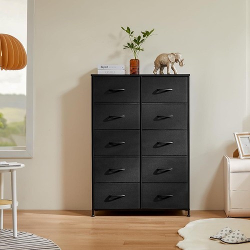Drawer dresser fabric - 10-drawer,