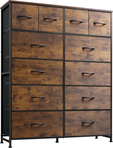 Drawer tall fabric dresser - tall,