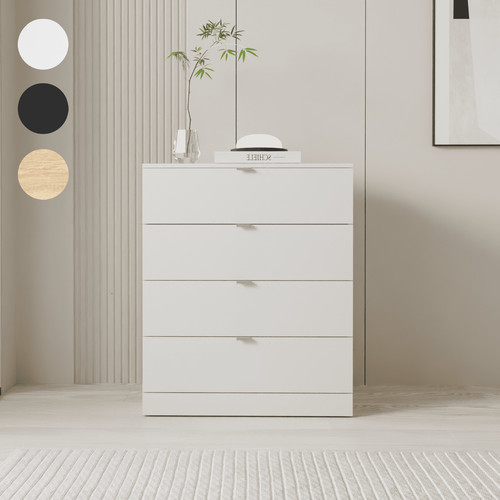 Modern white chest - chest, drawers