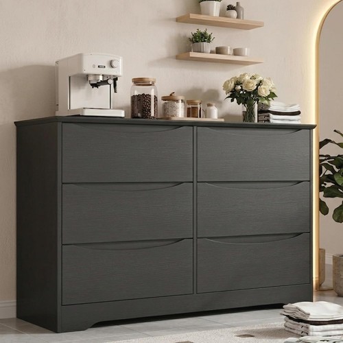 Modern large wooden dresser - wooden, 6