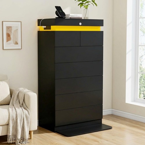 Tall dresser drawer with - dresser, 7