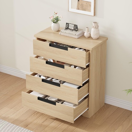 Drawer wooden dresser - 4-drawer,