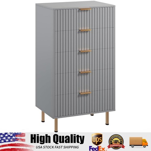 Gray drawer dresser tall - dresser, 48"