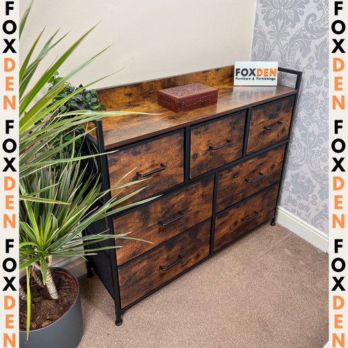 Rustic large chest drawers - chest, of