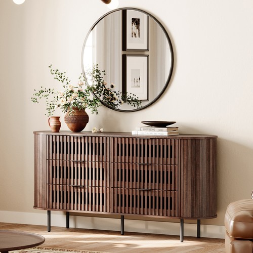 Modern drawer dresser fluted - modern,