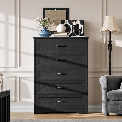 Wooden drawers dresser - wooden, 7