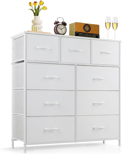 Drawer dresser for bedroom - 9-drawer,