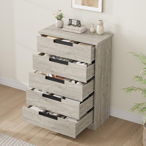 Drawer wooden dresser - 5-drawer,