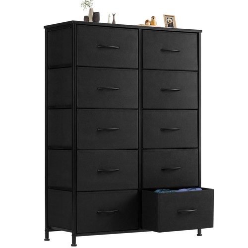 Fabric drawer tall dresser - 10,