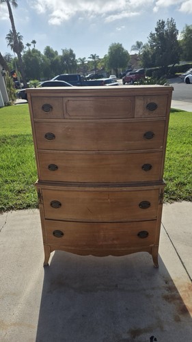 Vintage tall wood drawer - vintage,