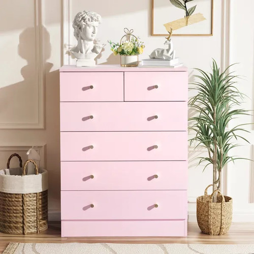 Drawer dresser pink modern - drawer,