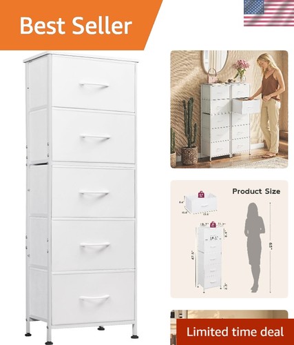 Modern white chest drawers - white, of