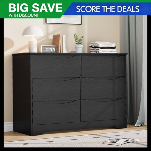 Wooden dresser with - with, 6