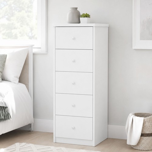 Freya drawer chest - 5-drawer, tall